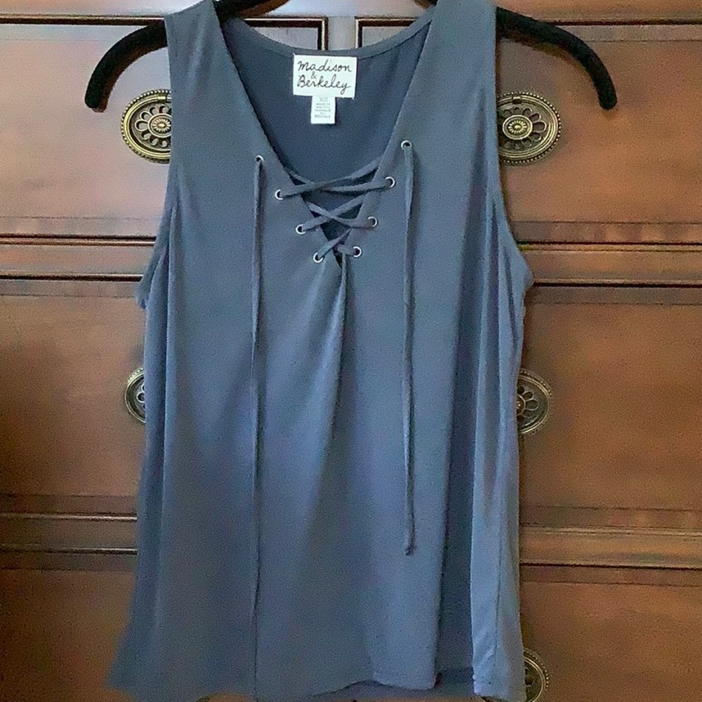 NWOT Slate Blue Top